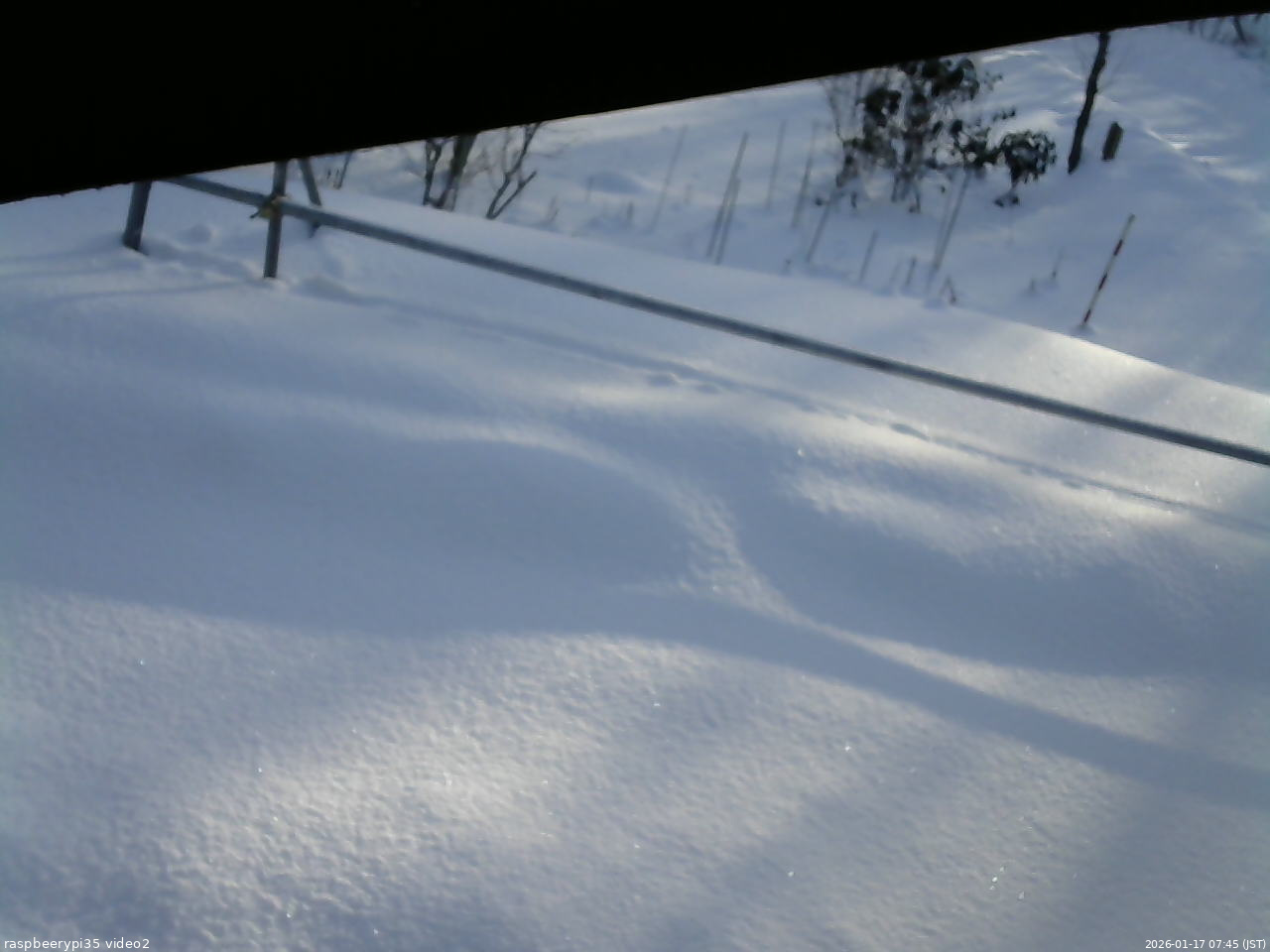 長野県菅平高原 ゆたか山荘 駐車場 2026/01/17 07:45