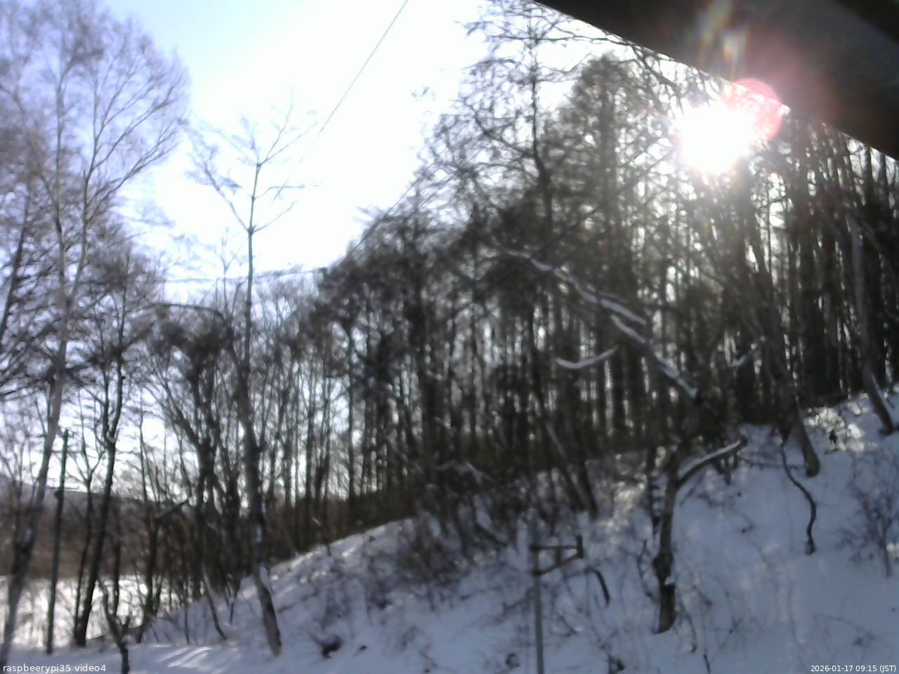 長野県菅平高原 ゆたか山荘 東側上空 2026/01/17 09:15