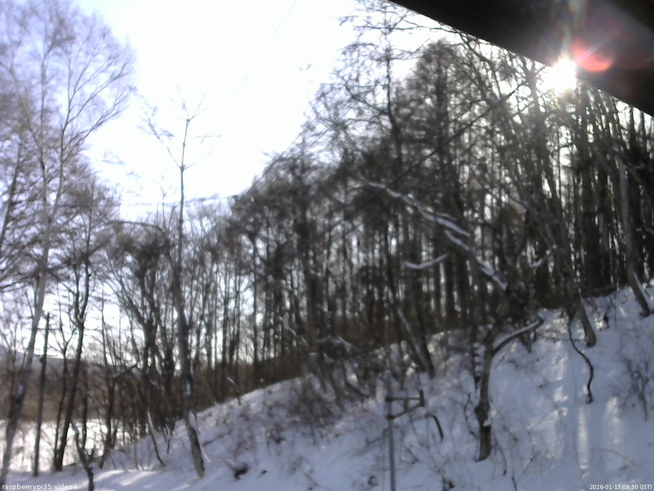 長野県菅平高原 ゆたか山荘 東側上空 2026/01/17 09:30