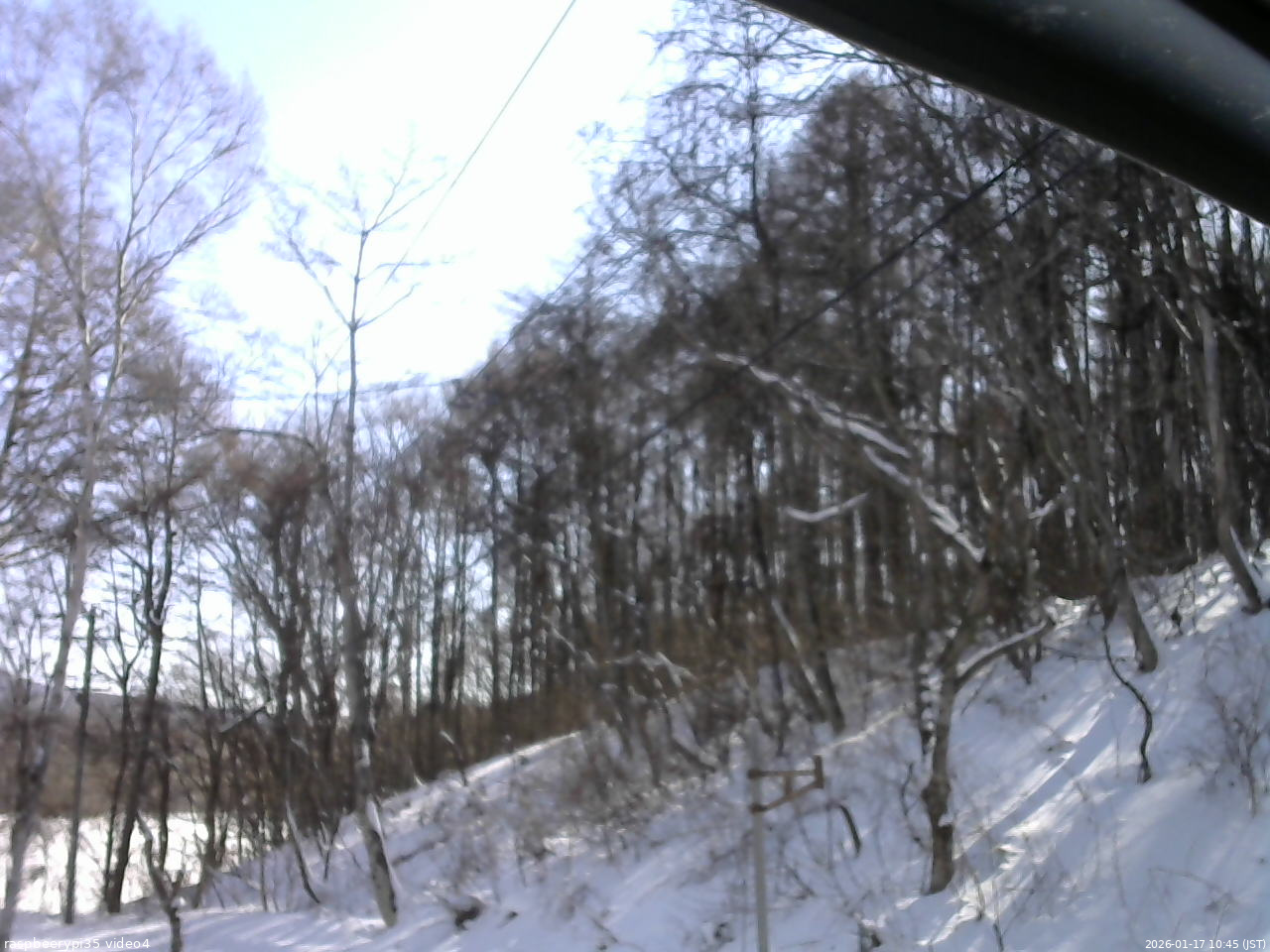 長野県菅平高原 ゆたか山荘 東側上空 2026/01/17 10:45