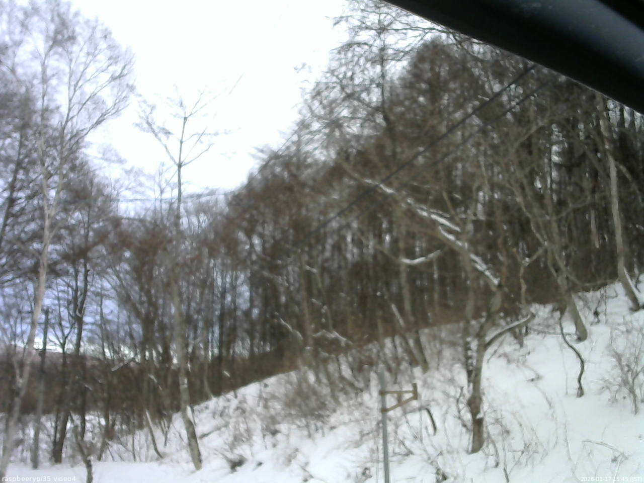 長野県菅平高原 ゆたか山荘 東側上空 2026/01/17 15:45