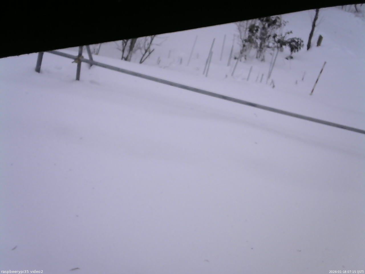 長野県菅平高原 ゆたか山荘 駐車場 2026/01/18 07:15