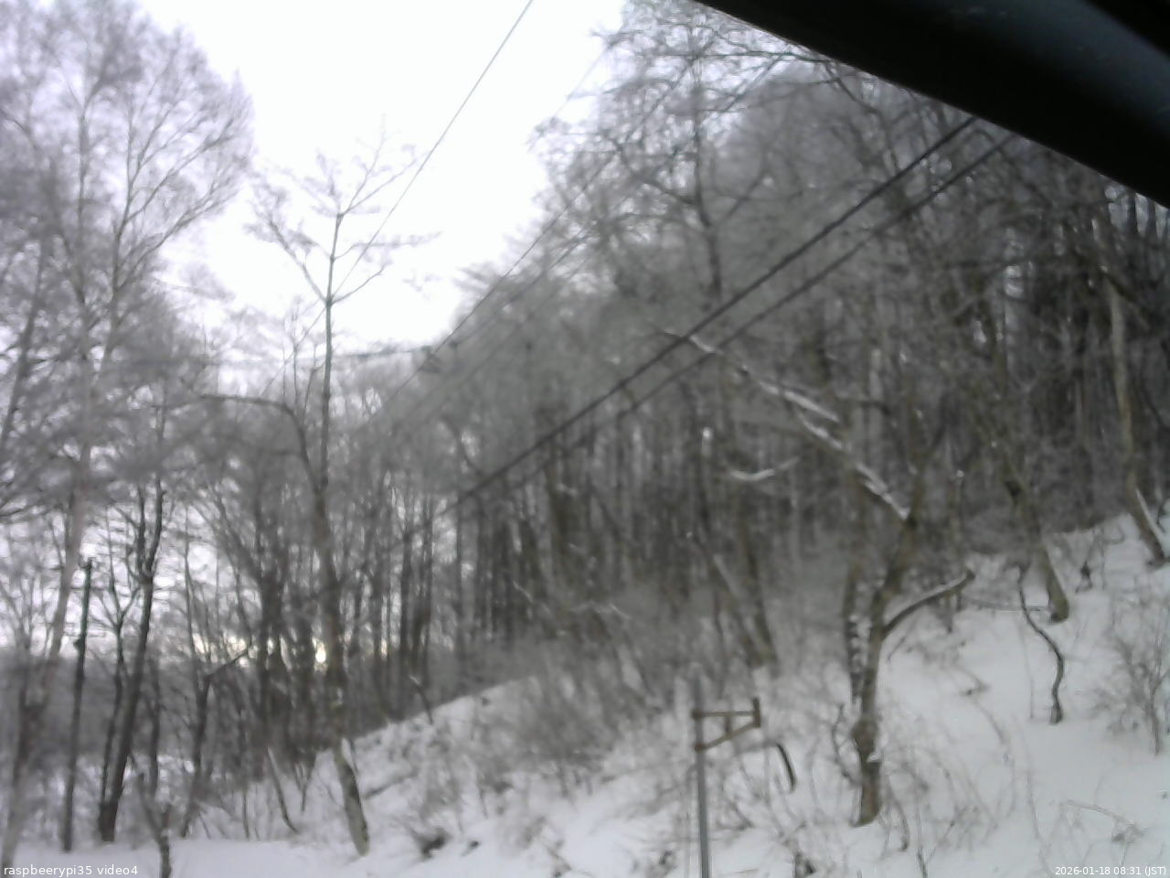 長野県菅平高原 ゆたか山荘 東側上空 2026/01/18 08:30