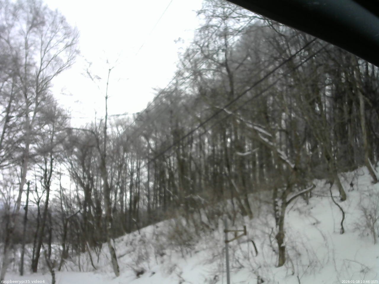 長野県菅平高原 ゆたか山荘 東側上空 2026/01/18 10:45