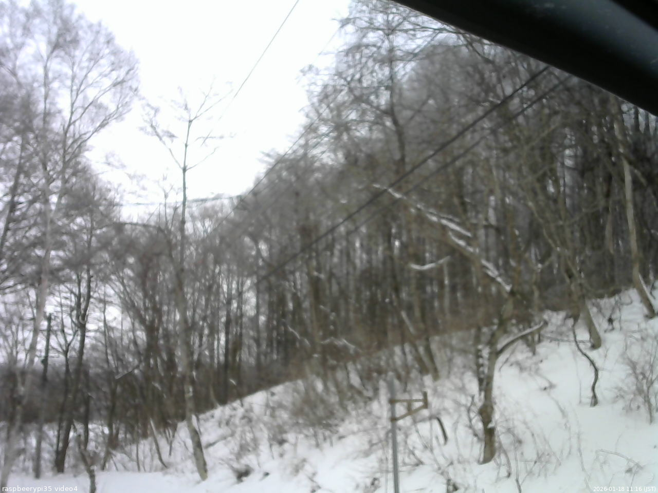 長野県菅平高原 ゆたか山荘 東側上空 2026/01/18 11:15