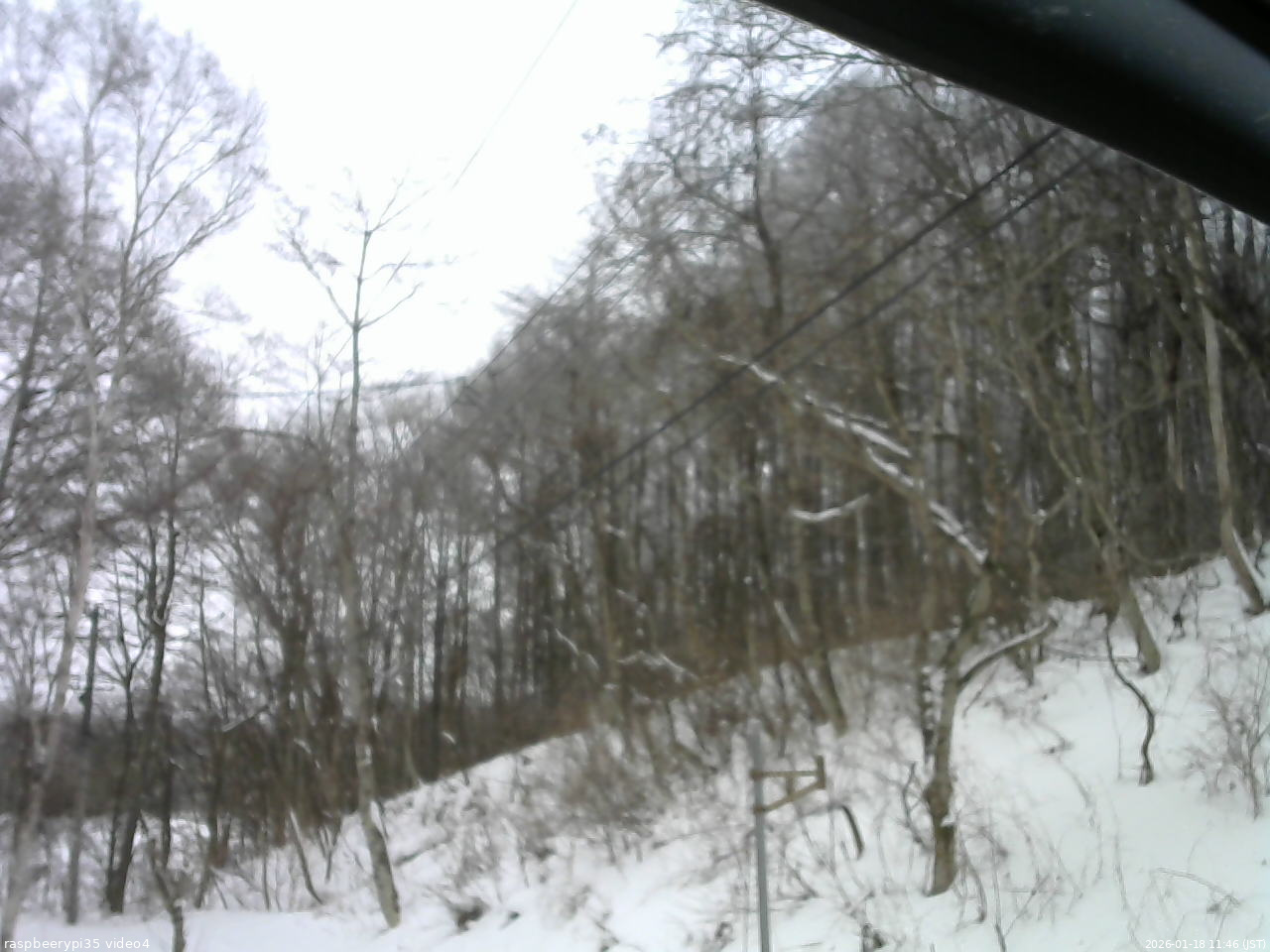 長野県菅平高原 ゆたか山荘 東側上空 2026/01/18 11:45