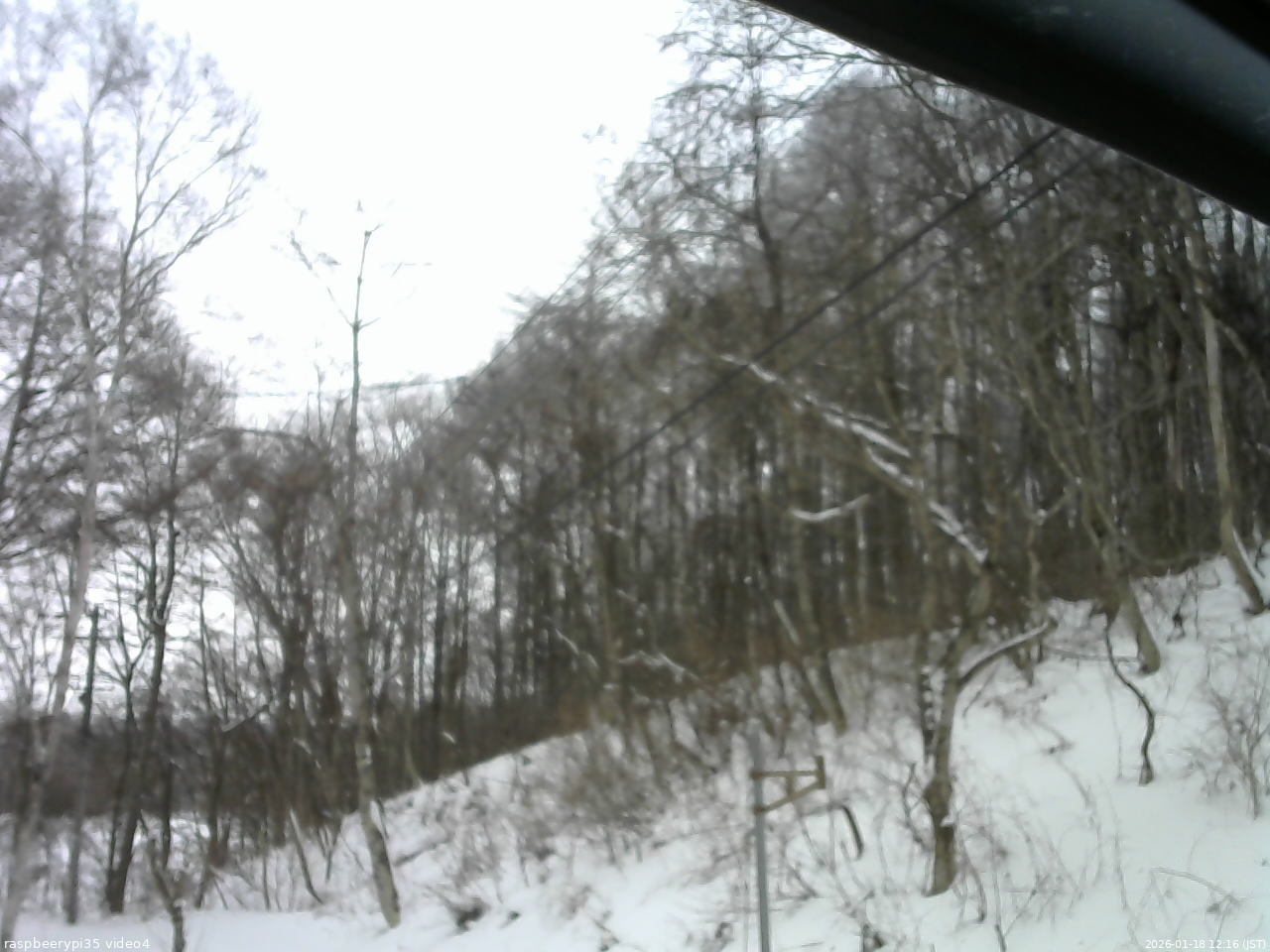 長野県菅平高原 ゆたか山荘 東側上空 2026/01/18 12:15