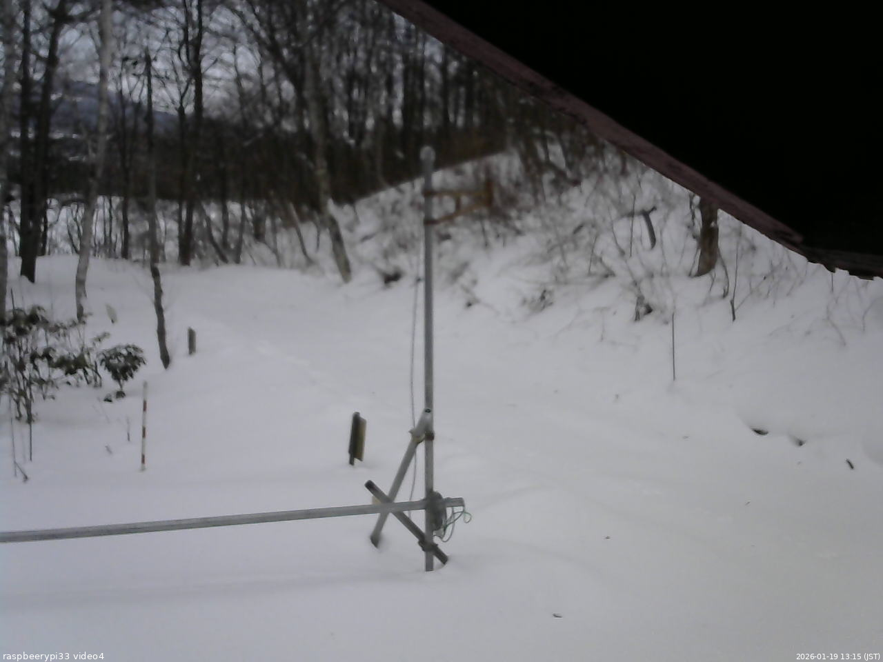 長野県菅平高原 ゆたか山荘 東側(坂下) 2026/01/19 13:15