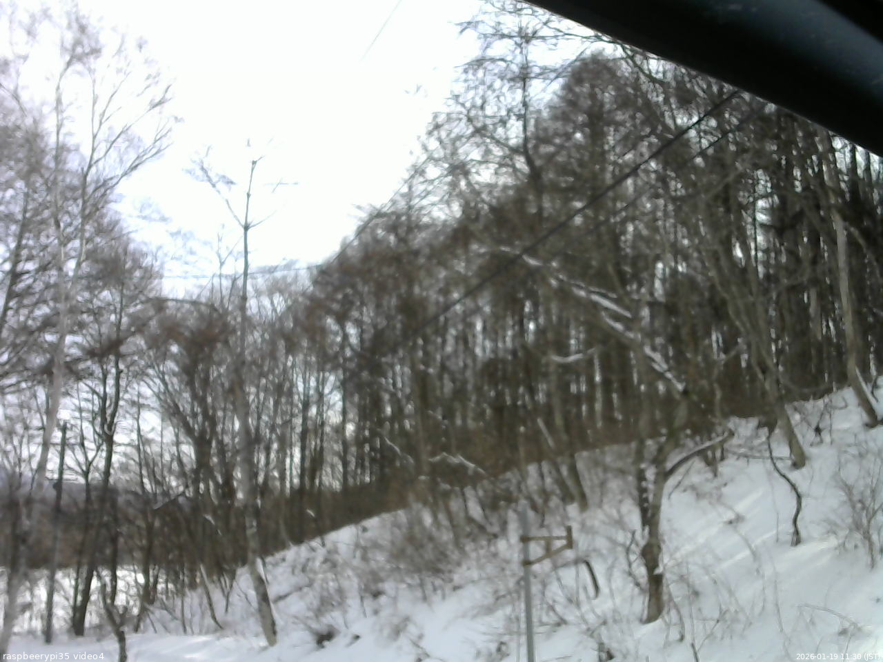 長野県菅平高原 ゆたか山荘 東側上空 2026/01/19 11:30