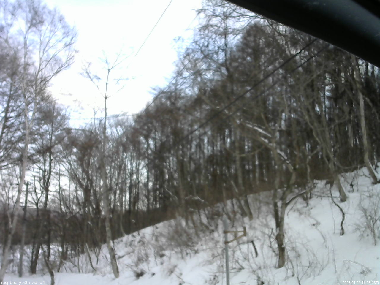 長野県菅平高原 ゆたか山荘 東側上空 2026/01/19 16:15