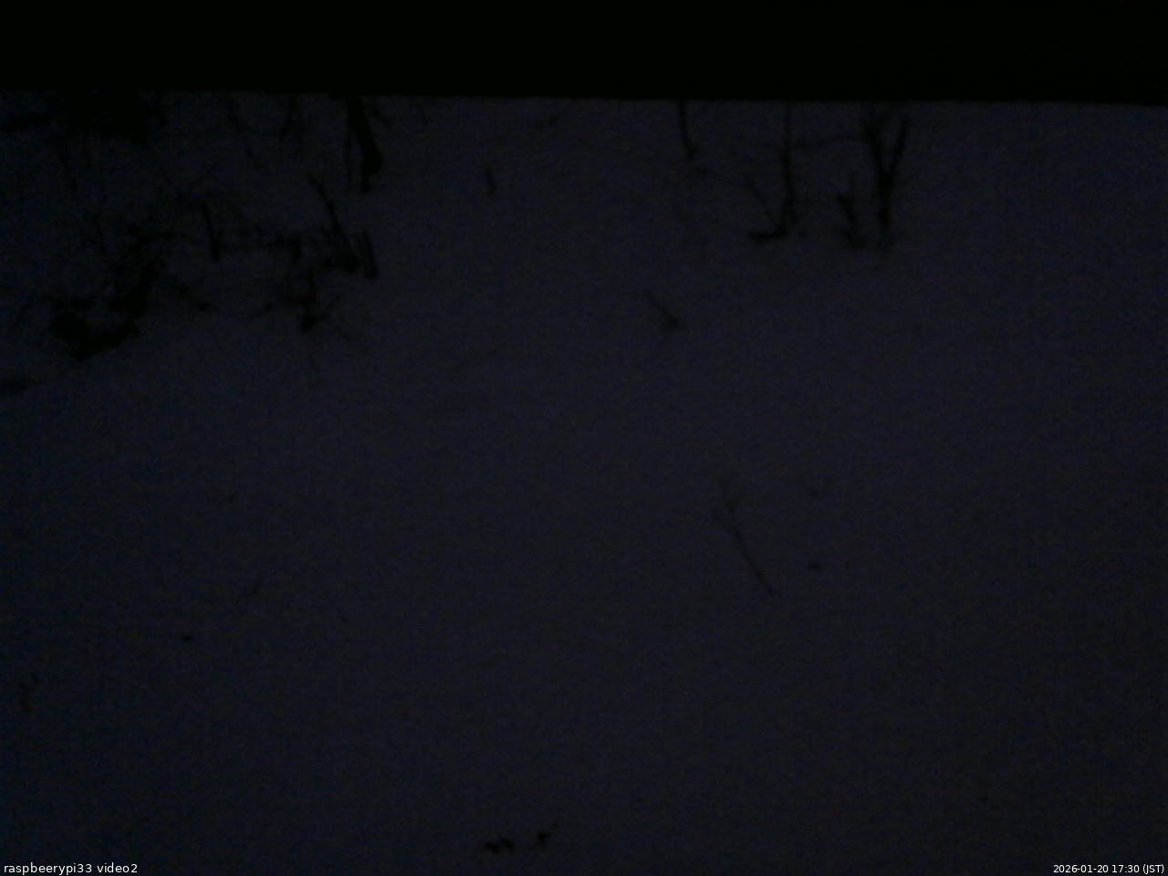 長野県菅平高原 ゆたか山荘 南側 2026/01/20 17:30
