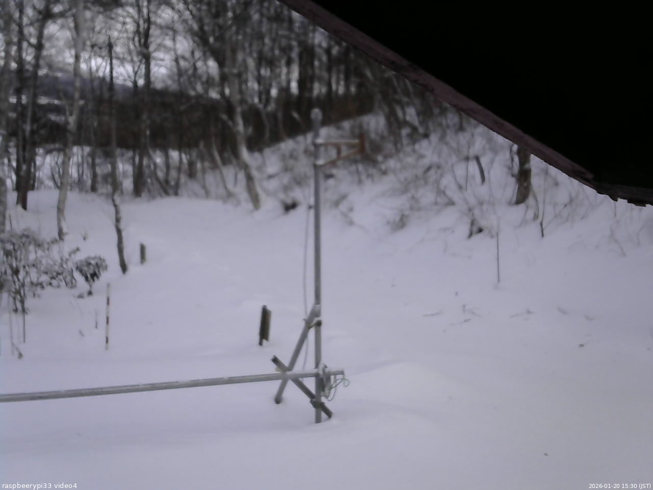 長野県菅平高原 ゆたか山荘 東側(坂下) 2026/01/20 15:30