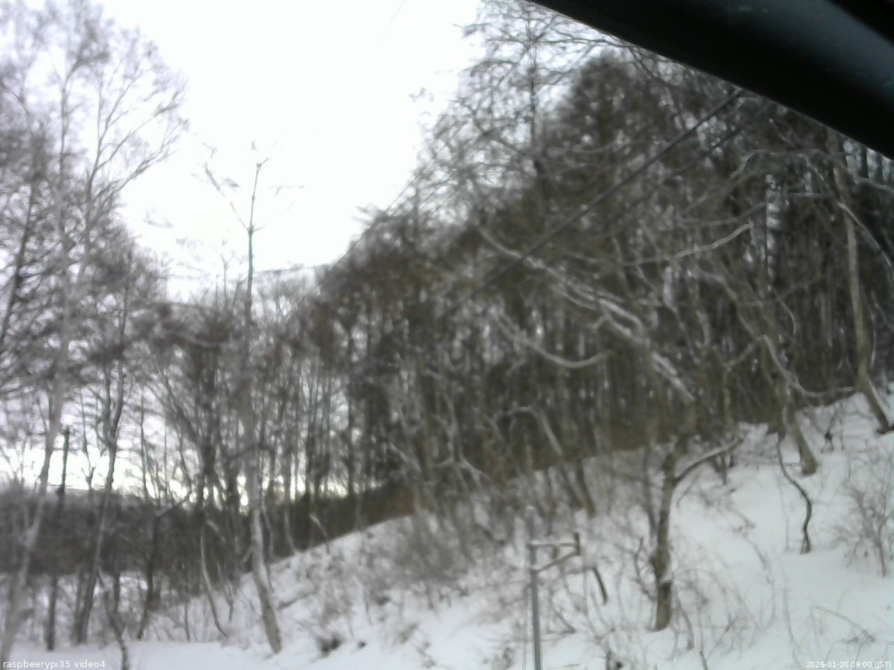 長野県菅平高原 ゆたか山荘 東側上空 2026/01/20 09:00