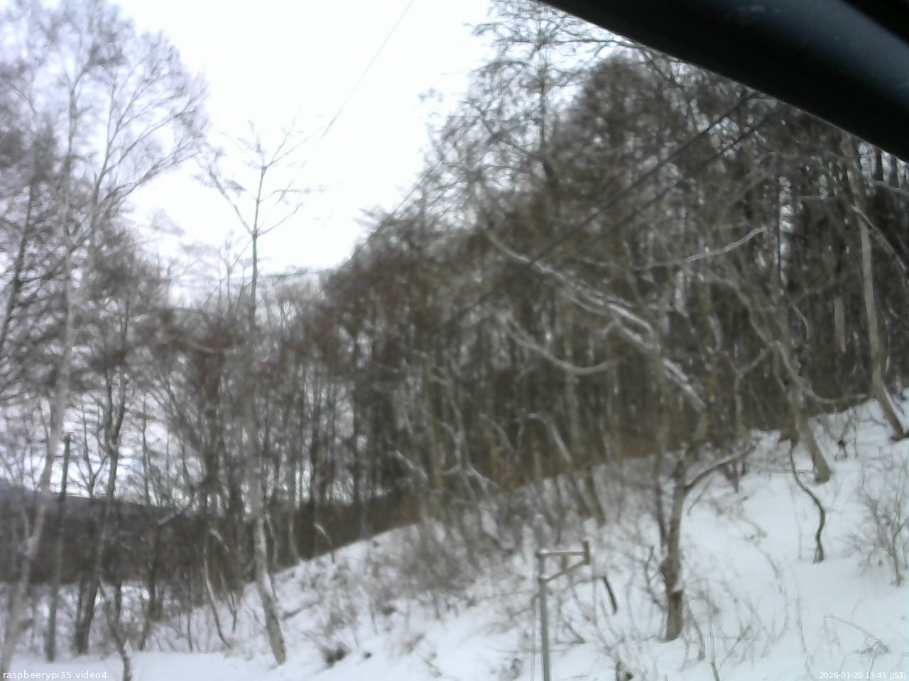 長野県菅平高原 ゆたか山荘 東側上空 2026/01/20 13:45