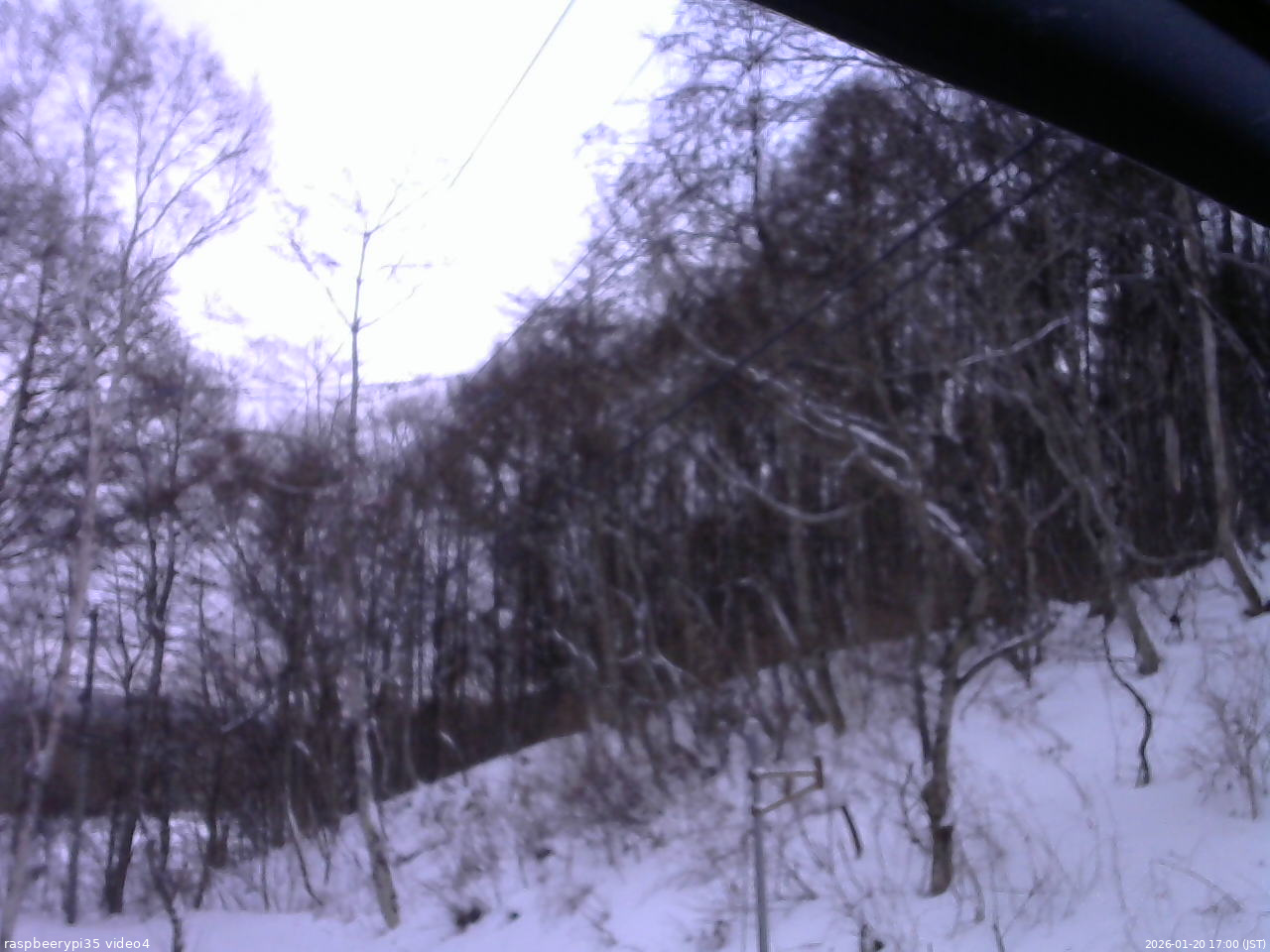 長野県菅平高原 ゆたか山荘 東側上空 2026/01/20 17:00