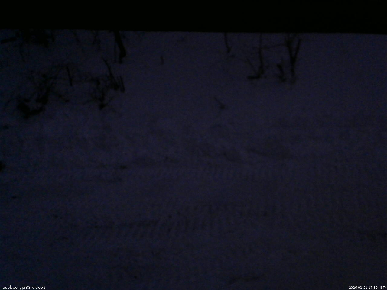 長野県菅平高原 ゆたか山荘 南側 2026/01/21 17:30