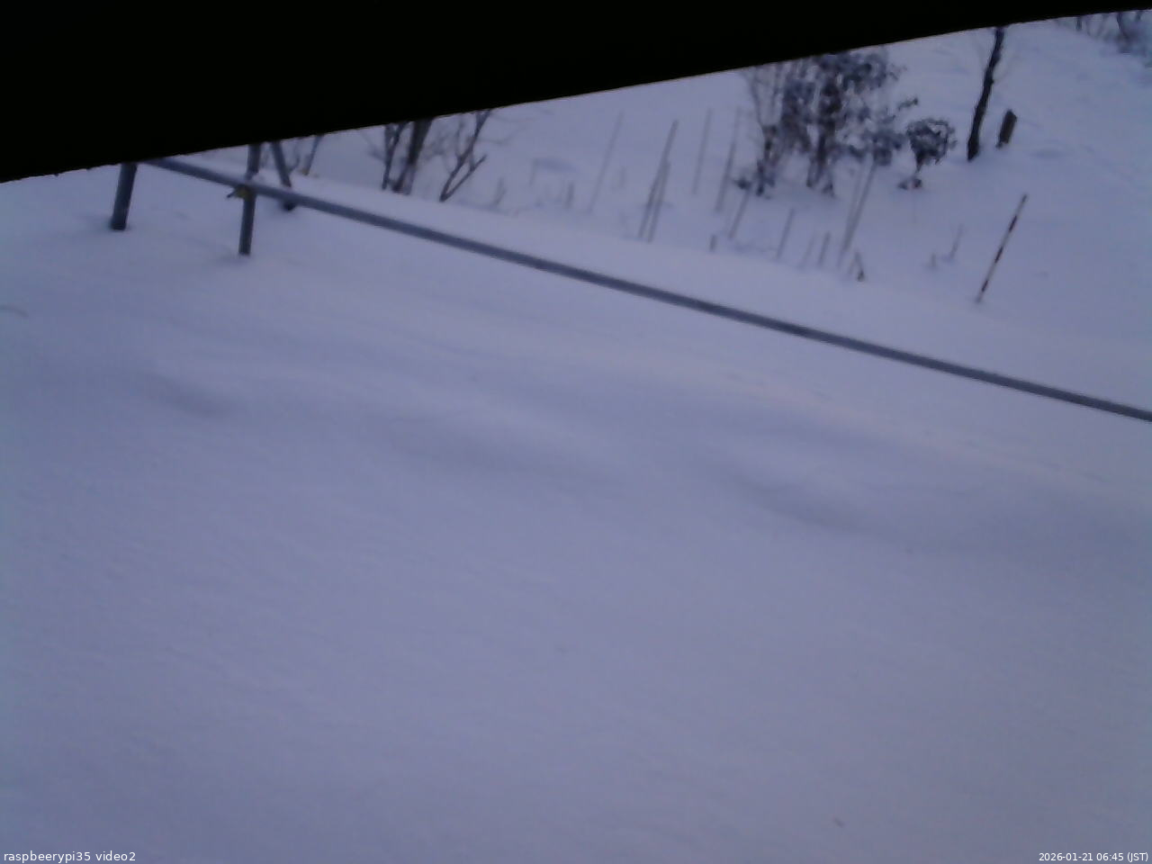 長野県菅平高原 ゆたか山荘 駐車場 2026/01/21 06:45