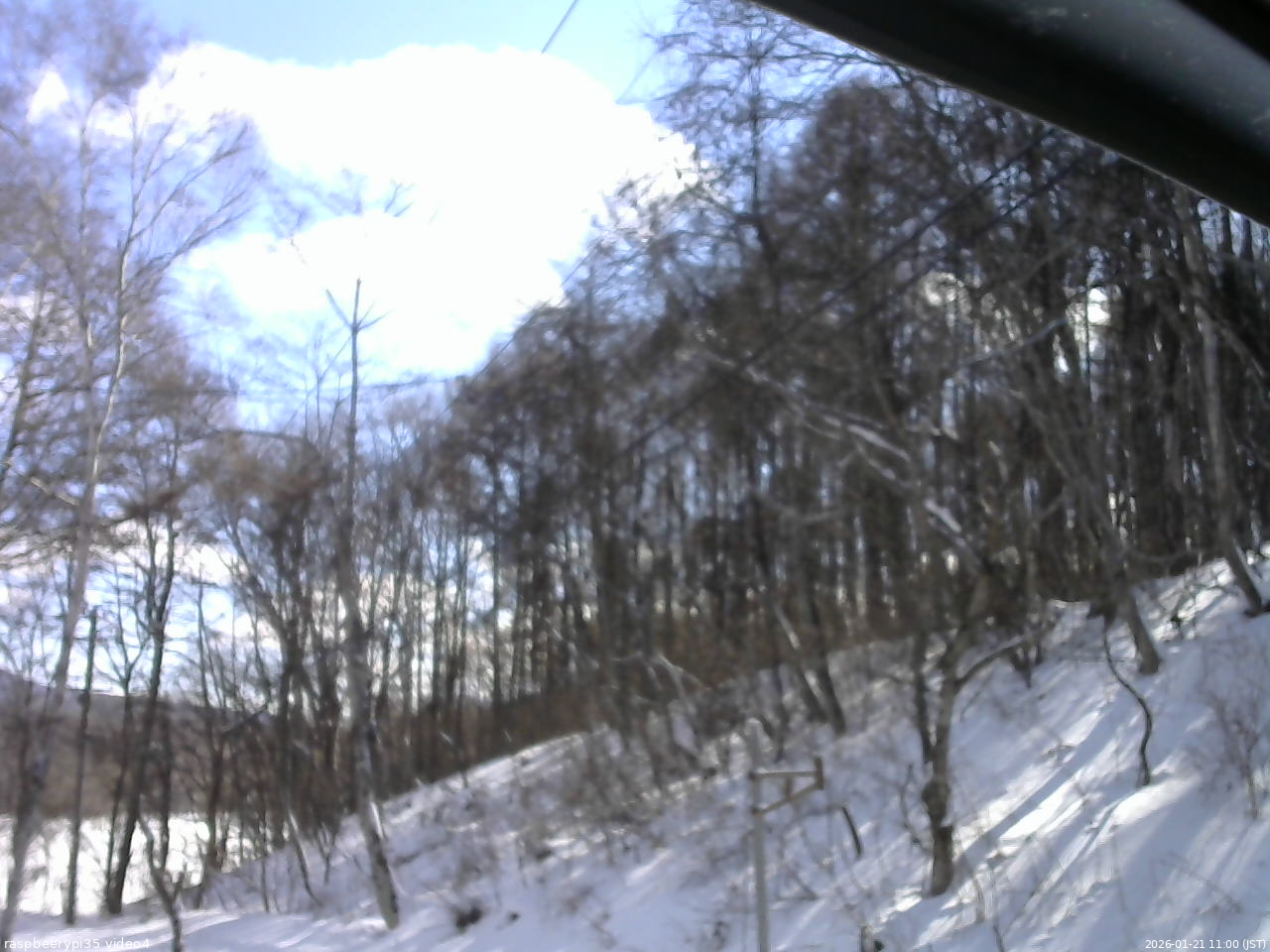 長野県菅平高原 ゆたか山荘 東側上空 2026/01/21 11:00