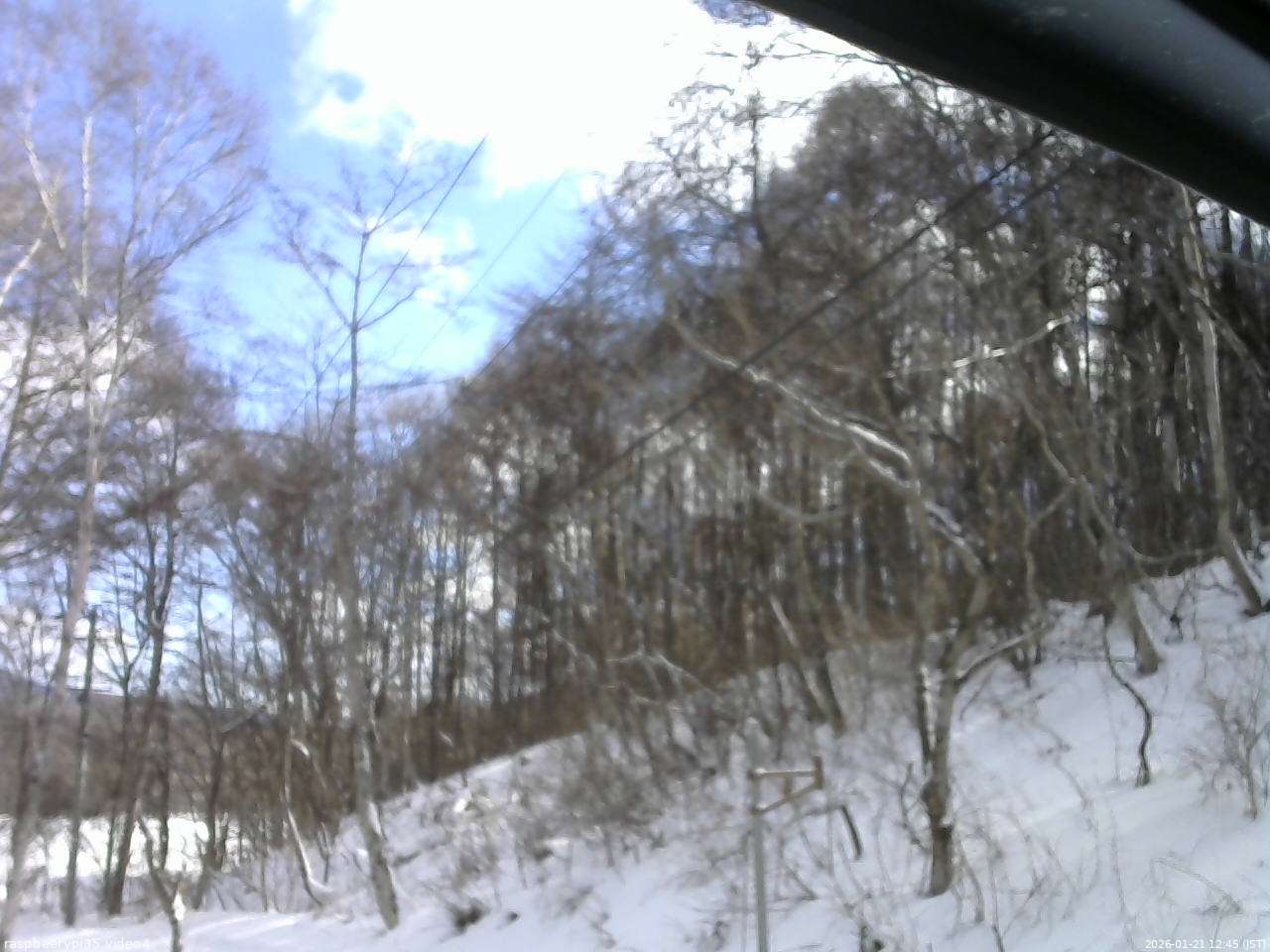長野県菅平高原 ゆたか山荘 東側上空 2026/01/21 12:45