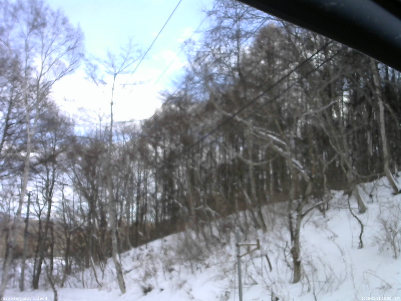 長野県菅平高原 ゆたか山荘 東側上空 2026/01/21 15:00