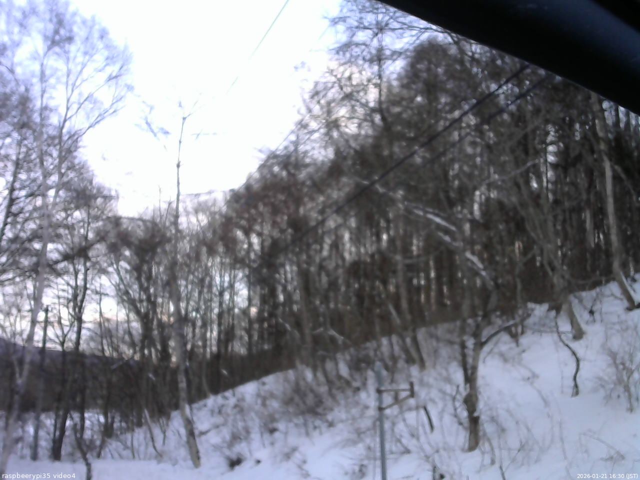 長野県菅平高原 ゆたか山荘 東側上空 2026/01/21 16:30