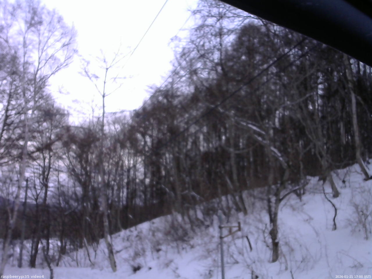 長野県菅平高原 ゆたか山荘 東側上空 2026/01/21 17:00