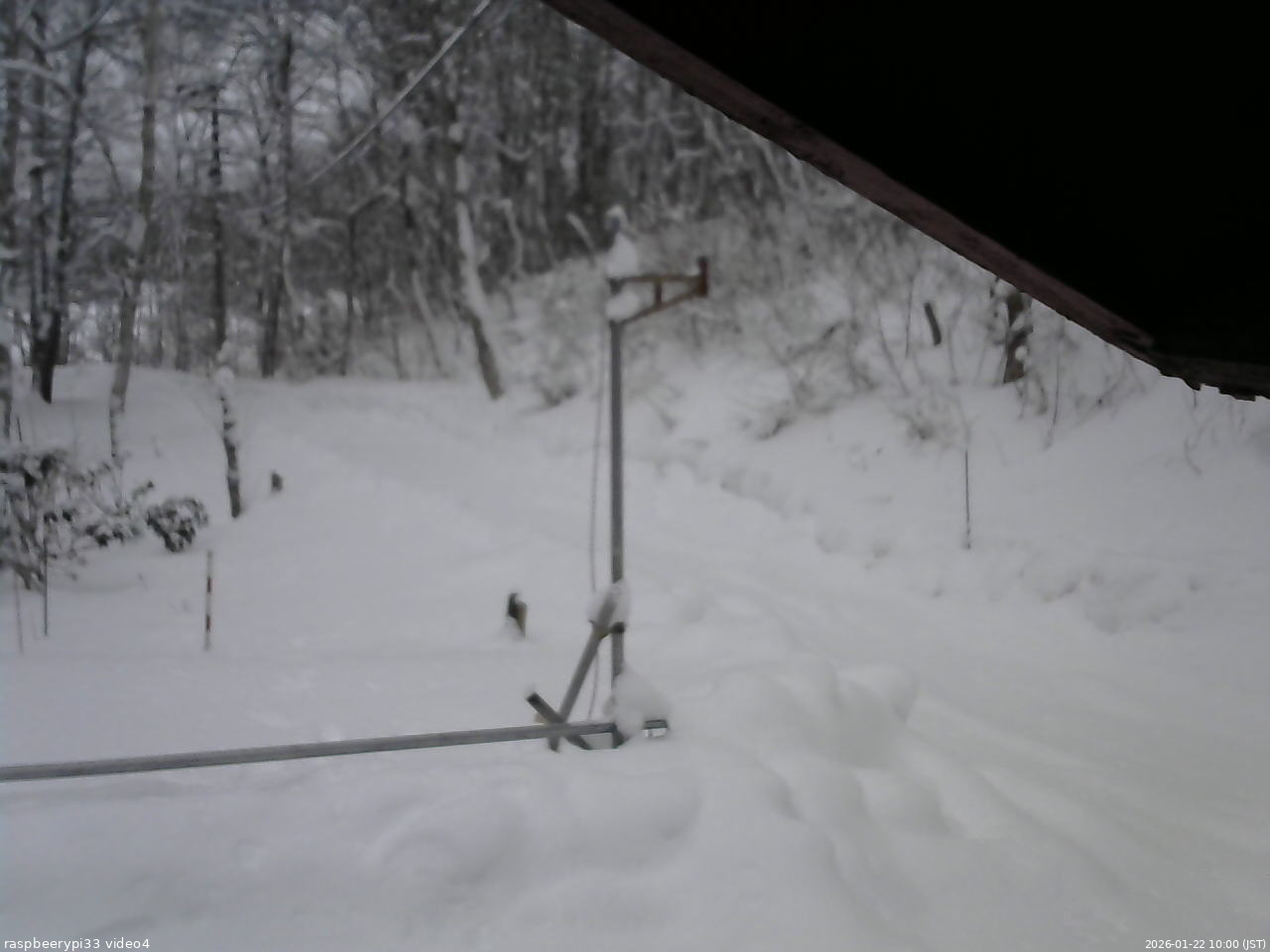 長野県菅平高原 ゆたか山荘 東側(坂下) 2026/01/22 10:00