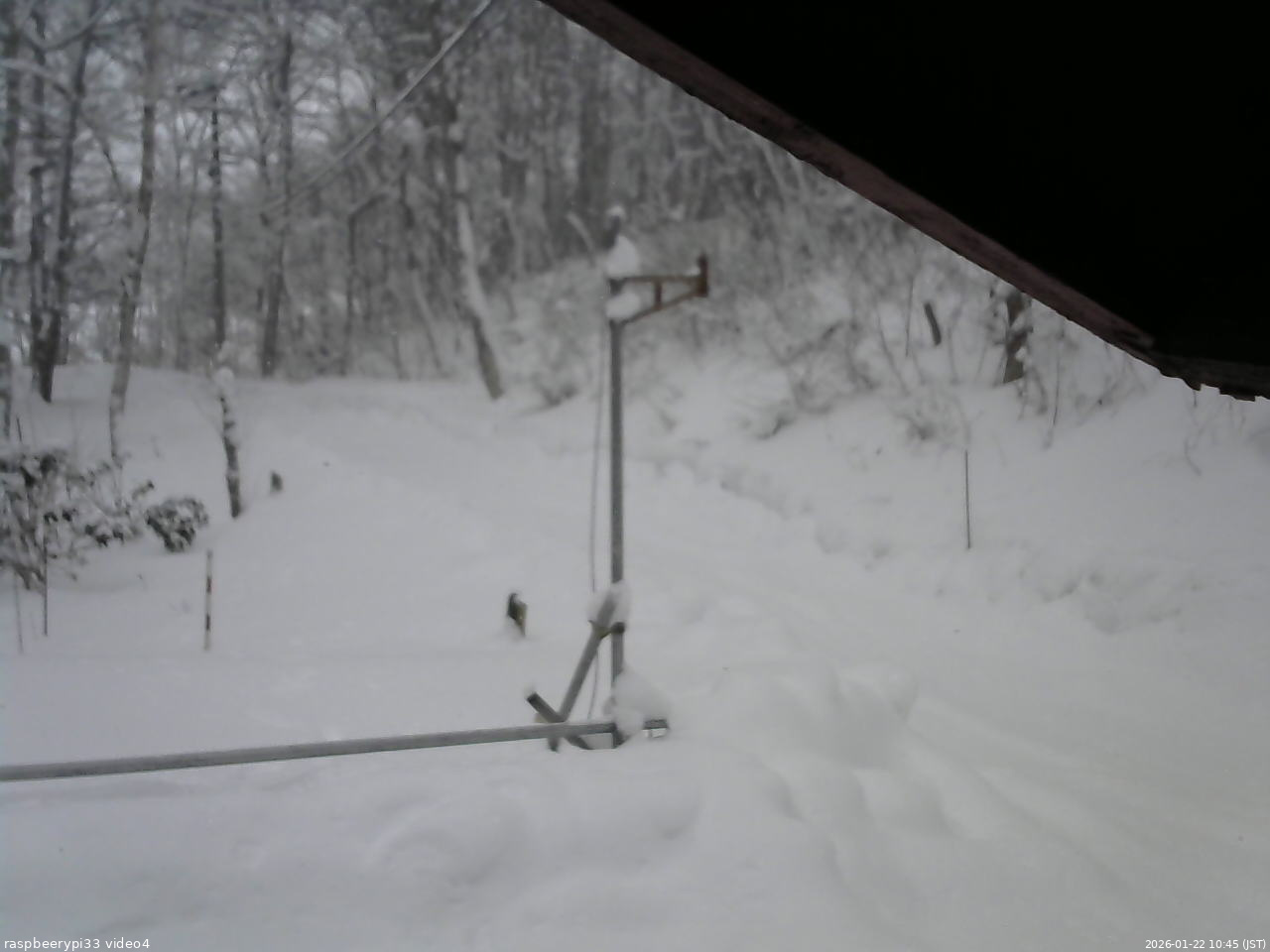長野県菅平高原 ゆたか山荘 東側(坂下) 2026/01/22 10:45