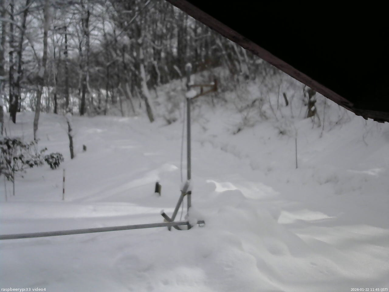 長野県菅平高原 ゆたか山荘 東側(坂下) 2026/01/22 11:45