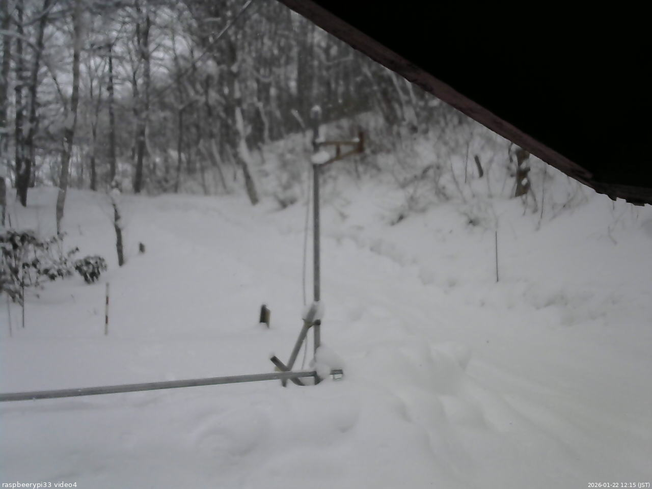 長野県菅平高原 ゆたか山荘 東側(坂下) 2026/01/22 12:15