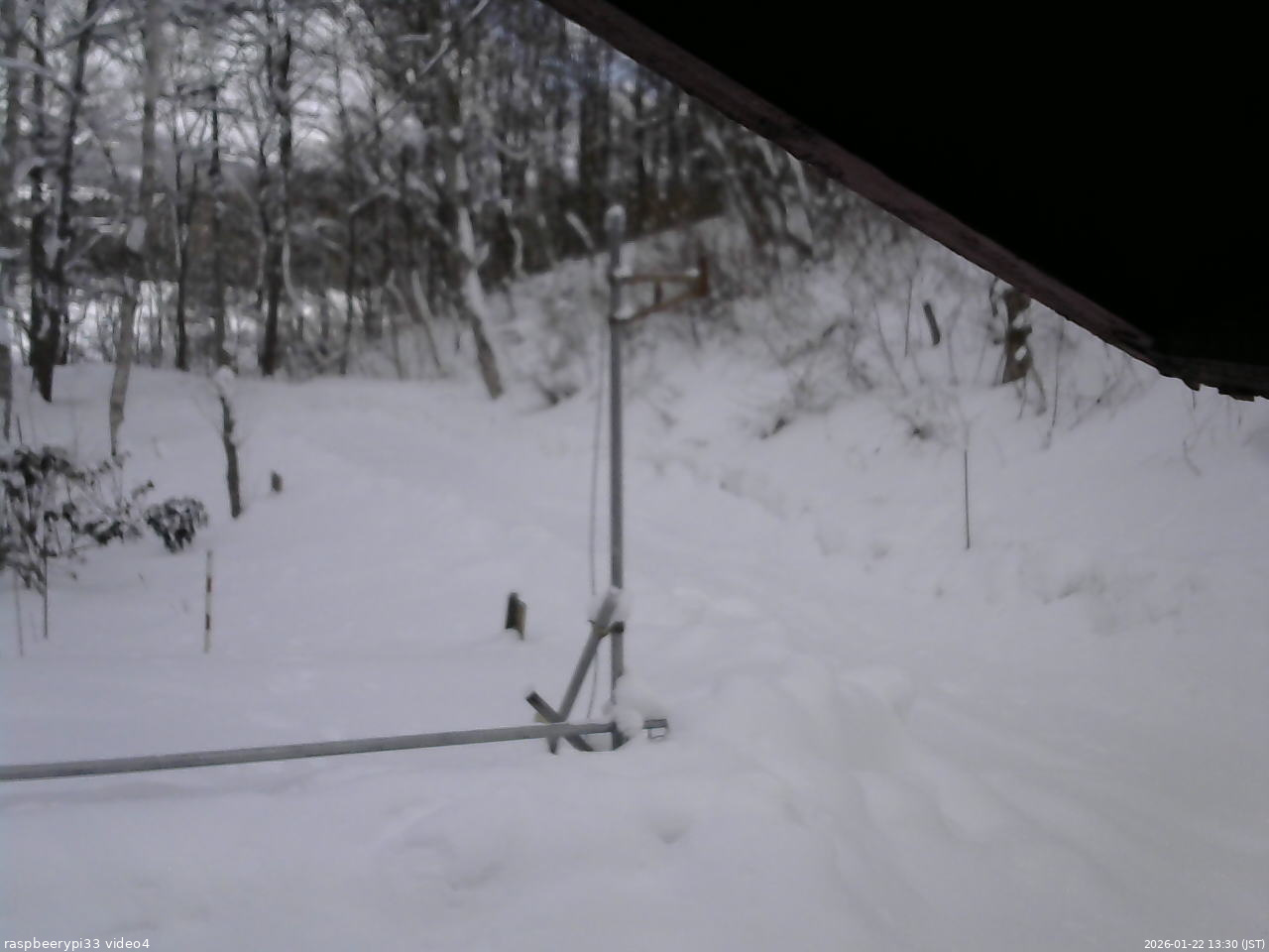 長野県菅平高原 ゆたか山荘 東側(坂下) 2026/01/22 13:30