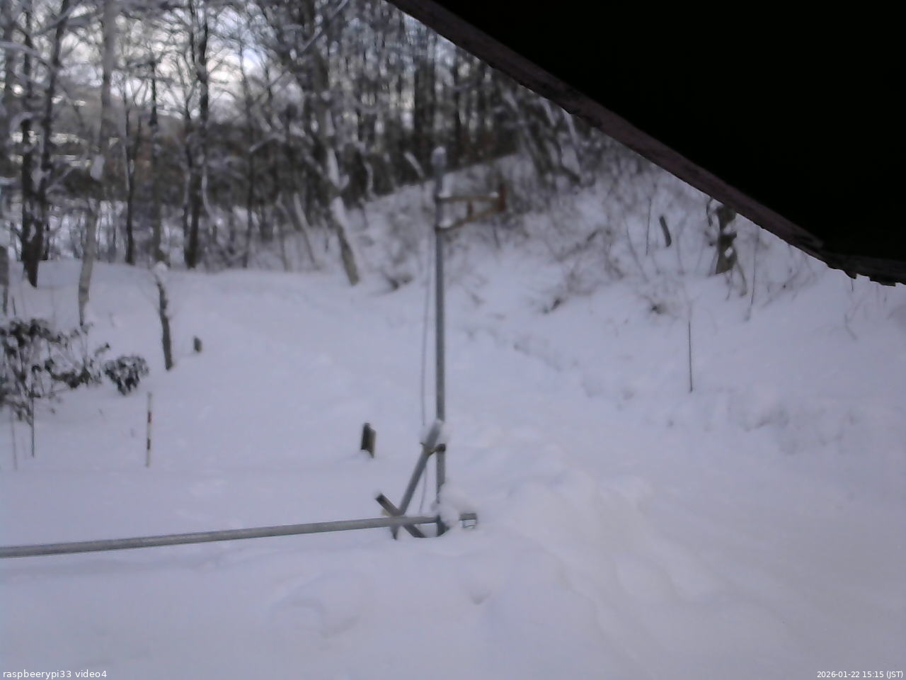 長野県菅平高原 ゆたか山荘 東側(坂下) 2026/01/22 15:15