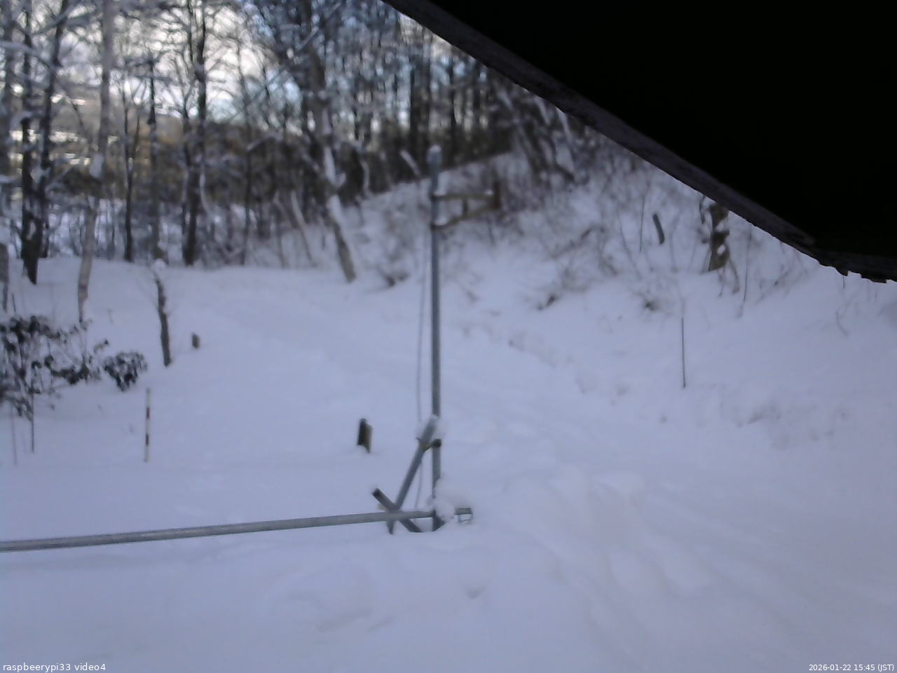 長野県菅平高原 ゆたか山荘 東側(坂下) 2026/01/22 15:45
