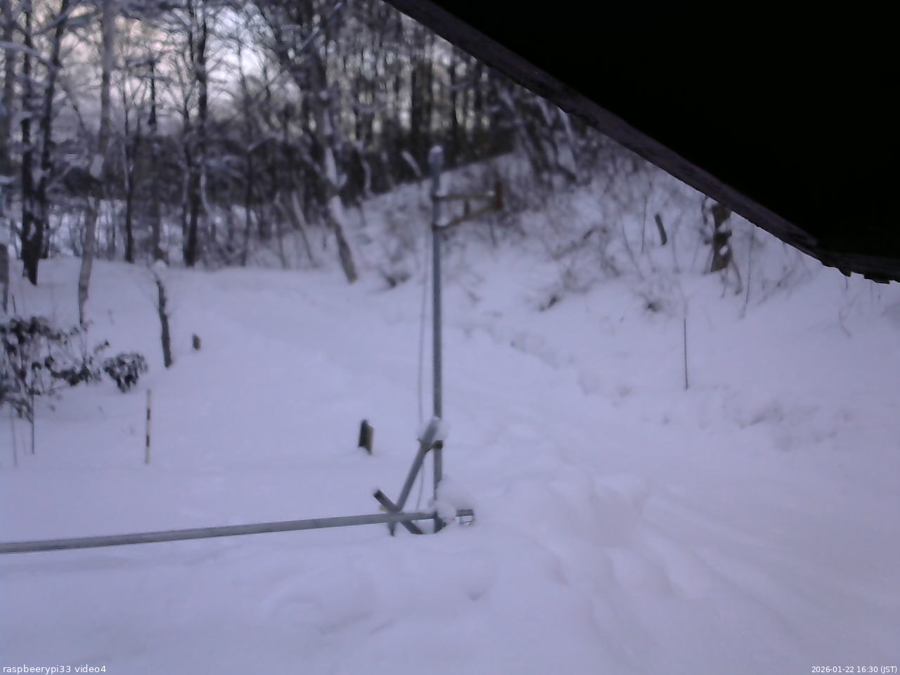 長野県菅平高原 ゆたか山荘 東側(坂下) 2026/01/22 16:30