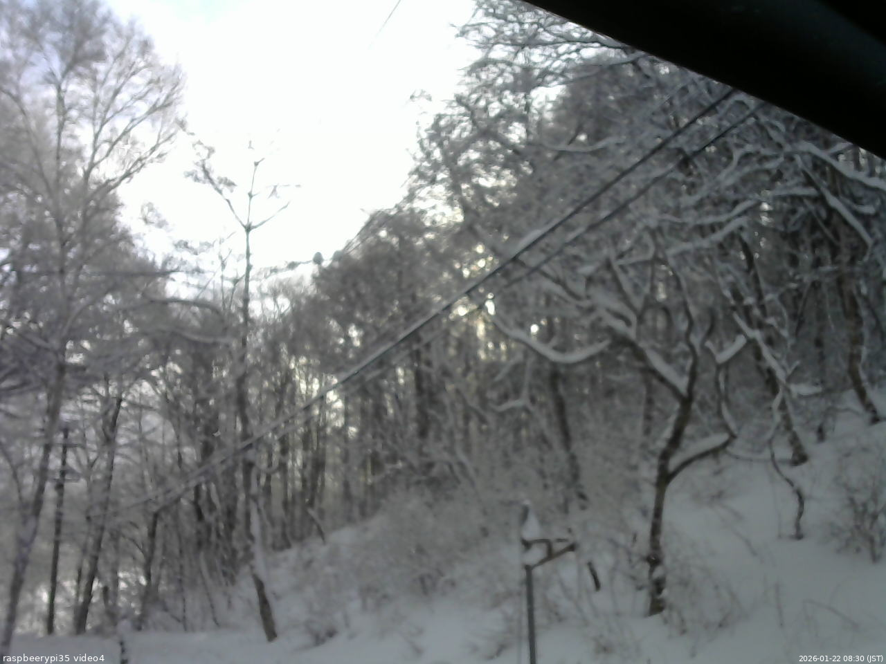 長野県菅平高原 ゆたか山荘 東側上空 2026/01/22 08:30