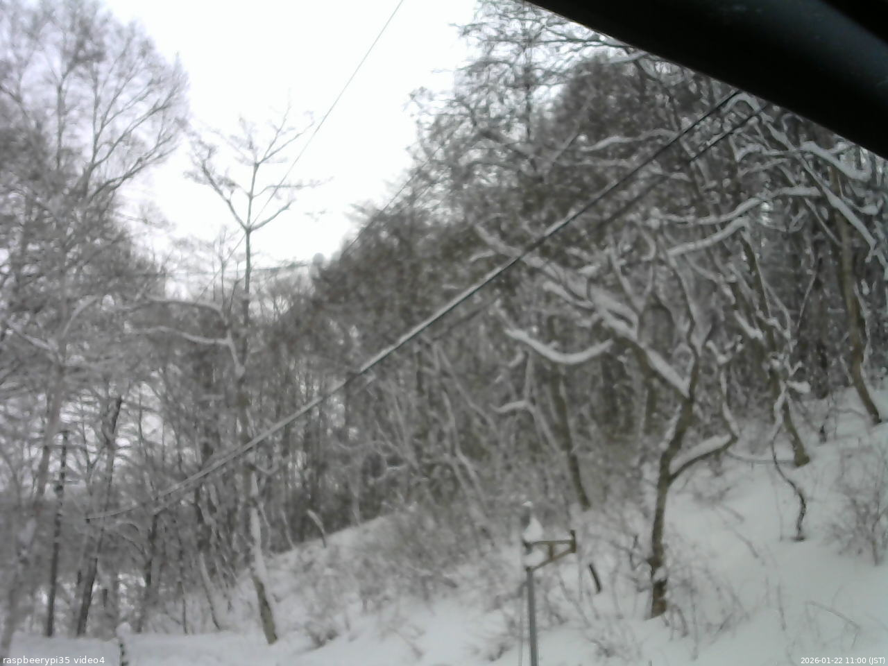 長野県菅平高原 ゆたか山荘 東側上空 2026/01/22 11:00