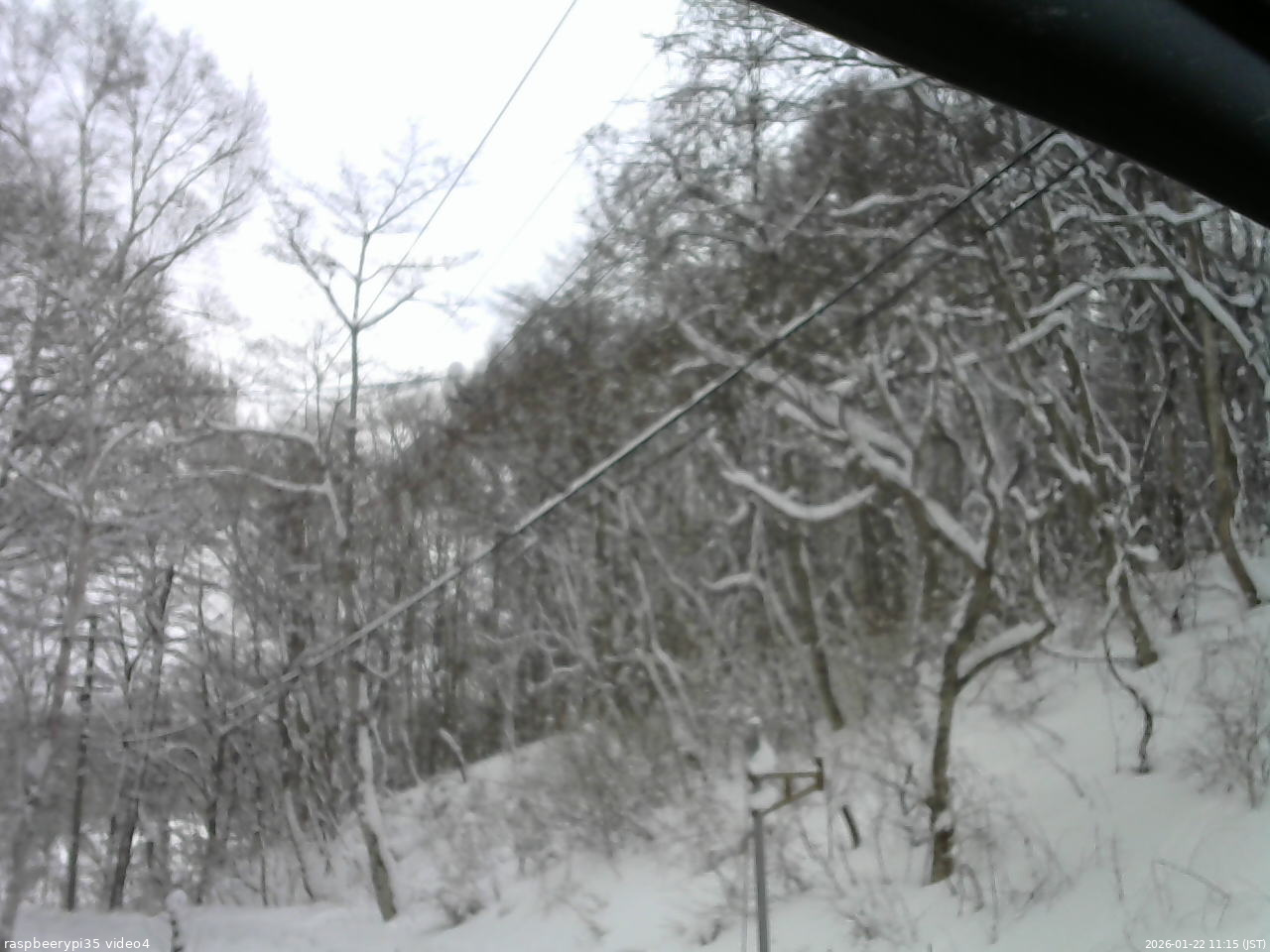長野県菅平高原 ゆたか山荘 東側上空 2026/01/22 11:15