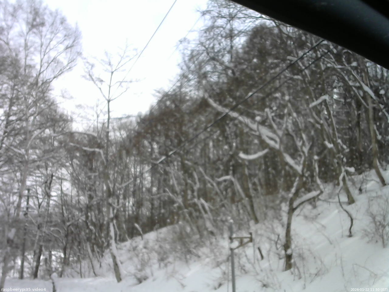 長野県菅平高原 ゆたか山荘 東側上空 2026/01/22 11:30