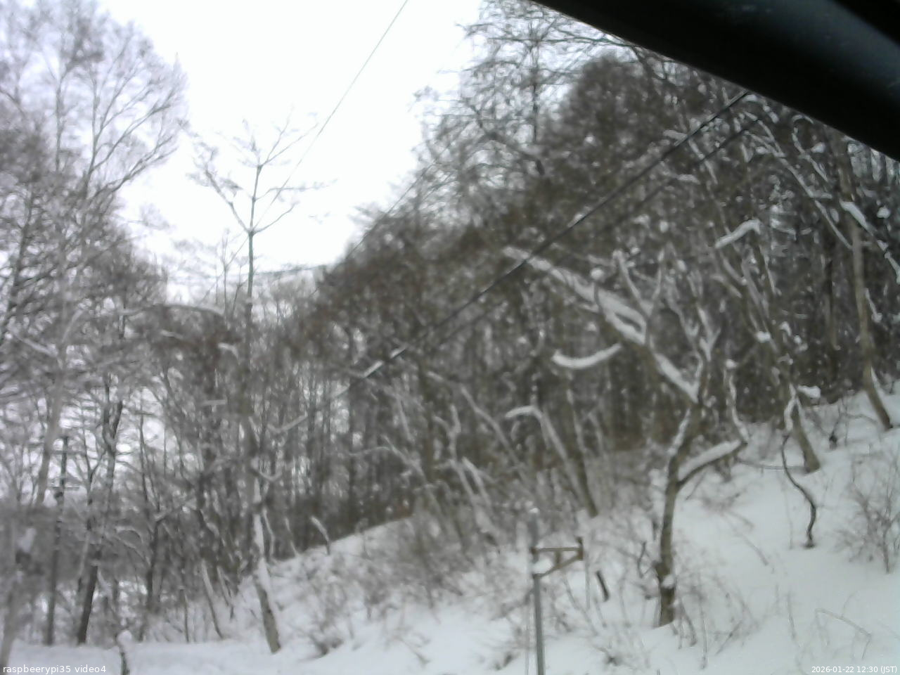 長野県菅平高原 ゆたか山荘 東側上空 2026/01/22 12:30
