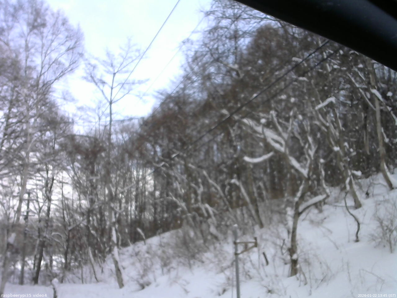 長野県菅平高原 ゆたか山荘 東側上空 2026/01/22 13:45