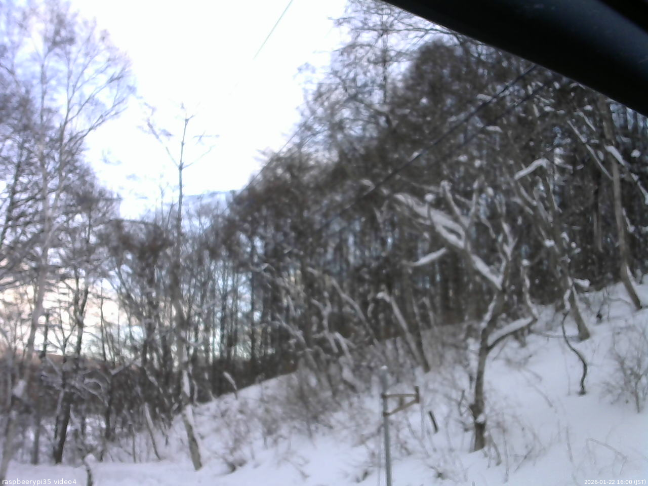 長野県菅平高原 ゆたか山荘 東側上空 2026/01/22 16:00