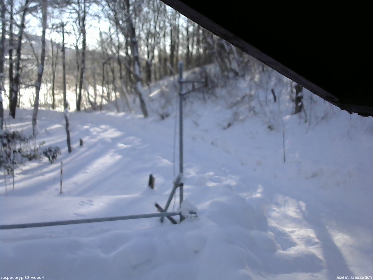 長野県菅平高原 ゆたか山荘 東側(坂下) 2026/01/23 08:30