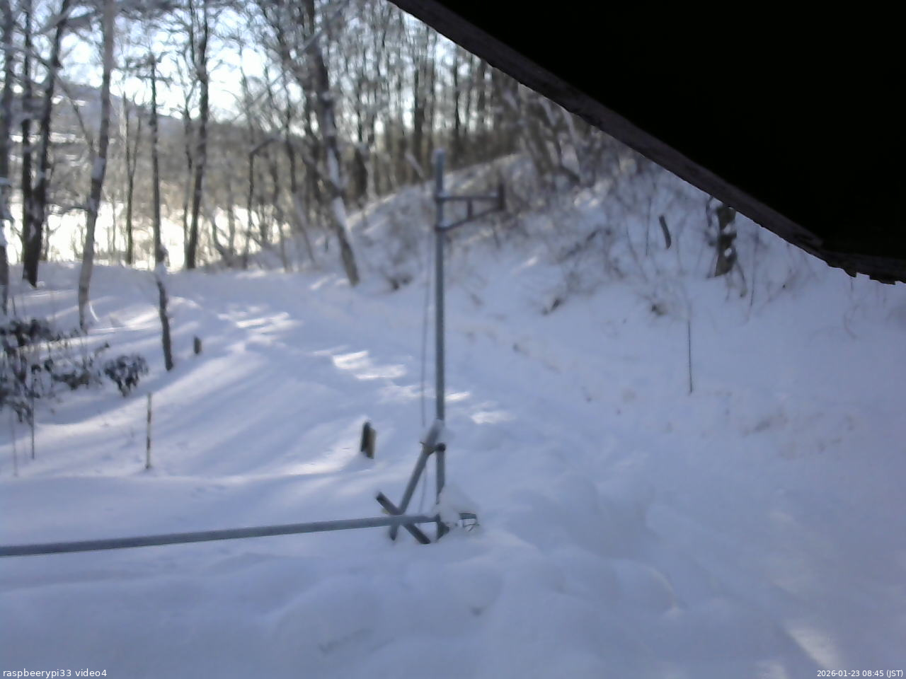 長野県菅平高原 ゆたか山荘 東側(坂下) 2026/01/23 08:45