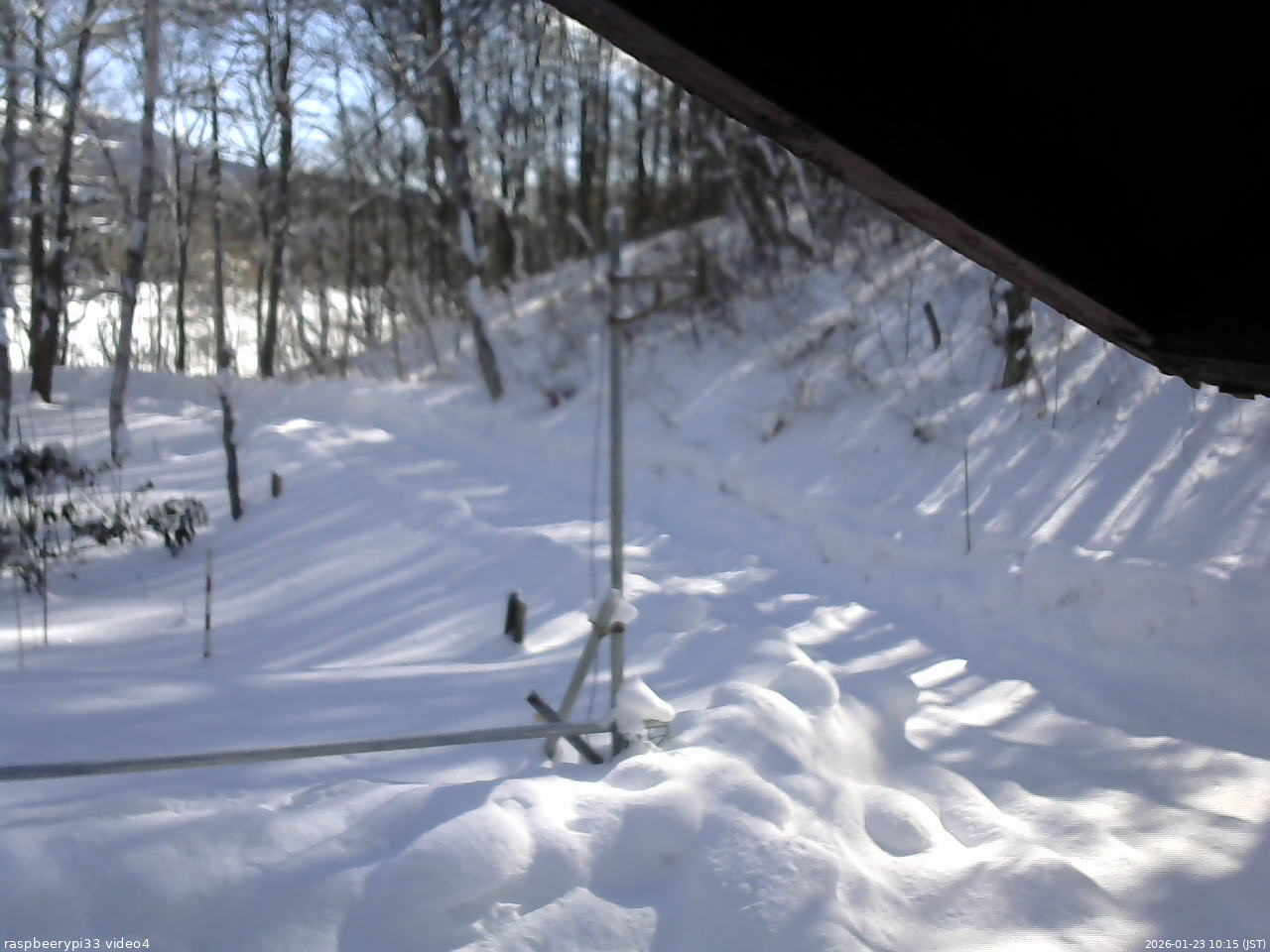 長野県菅平高原 ゆたか山荘 東側(坂下) 2026/01/23 10:15