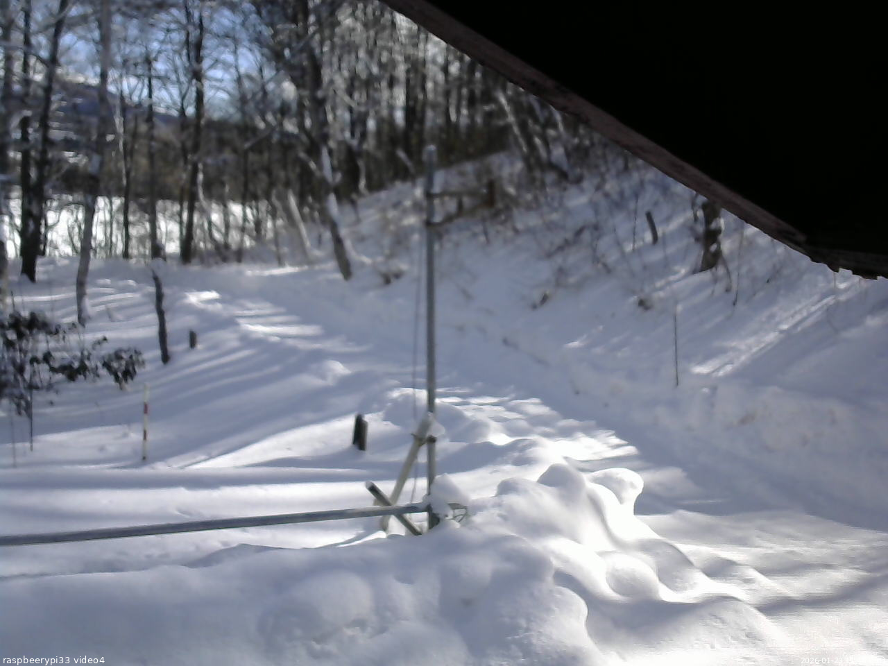 長野県菅平高原 ゆたか山荘 東側(坂下) 2026/01/23 11:45
