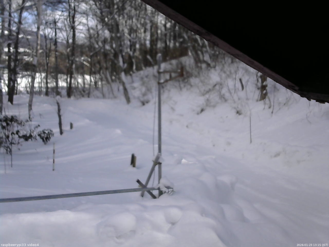 長野県菅平高原 ゆたか山荘 東側(坂下) 2026/01/23 13:15
