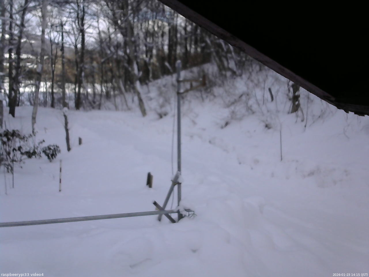 長野県菅平高原 ゆたか山荘 東側(坂下) 2026/01/23 14:15