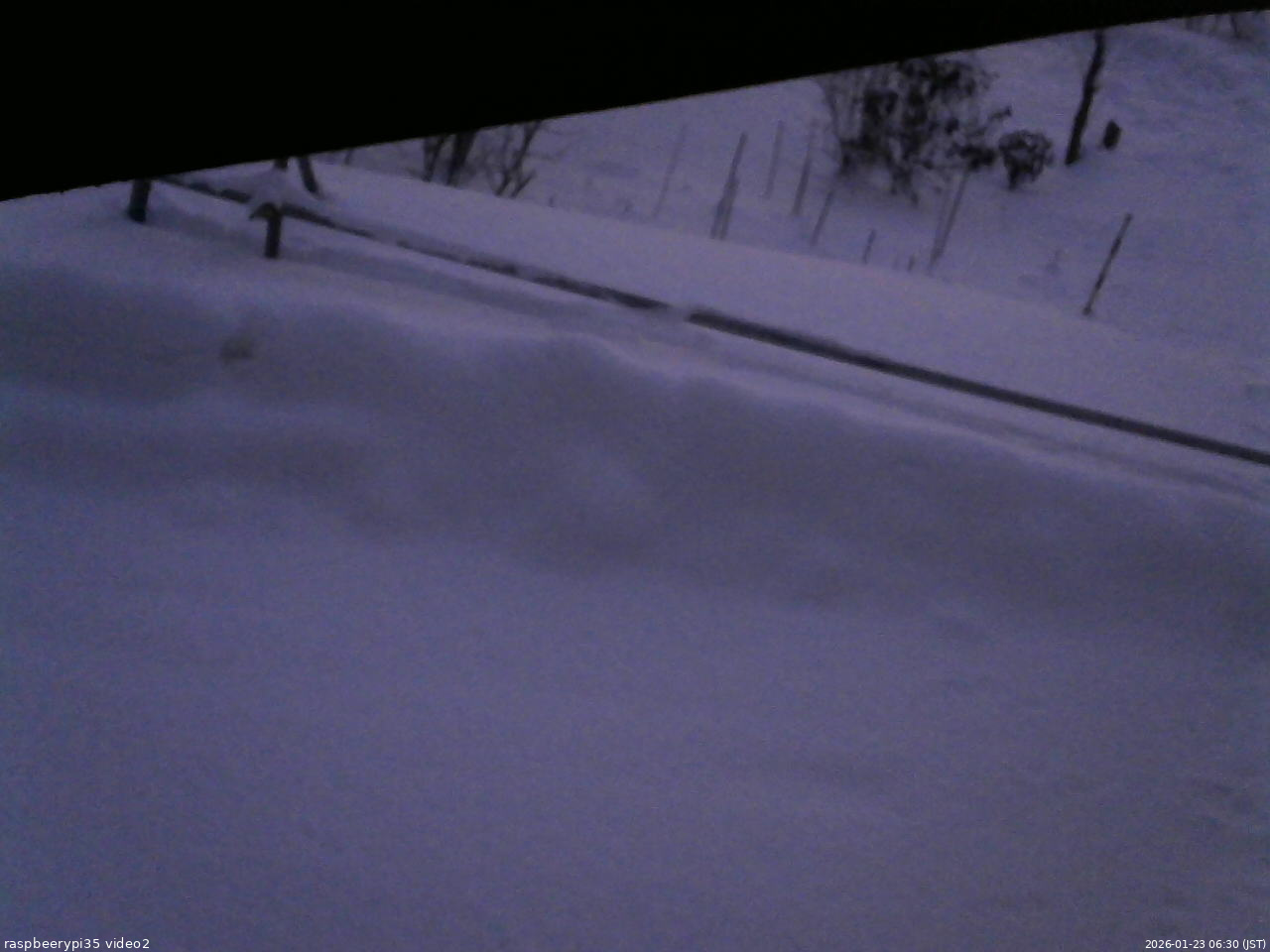 長野県菅平高原 ゆたか山荘 駐車場 2026/01/23 06:30
