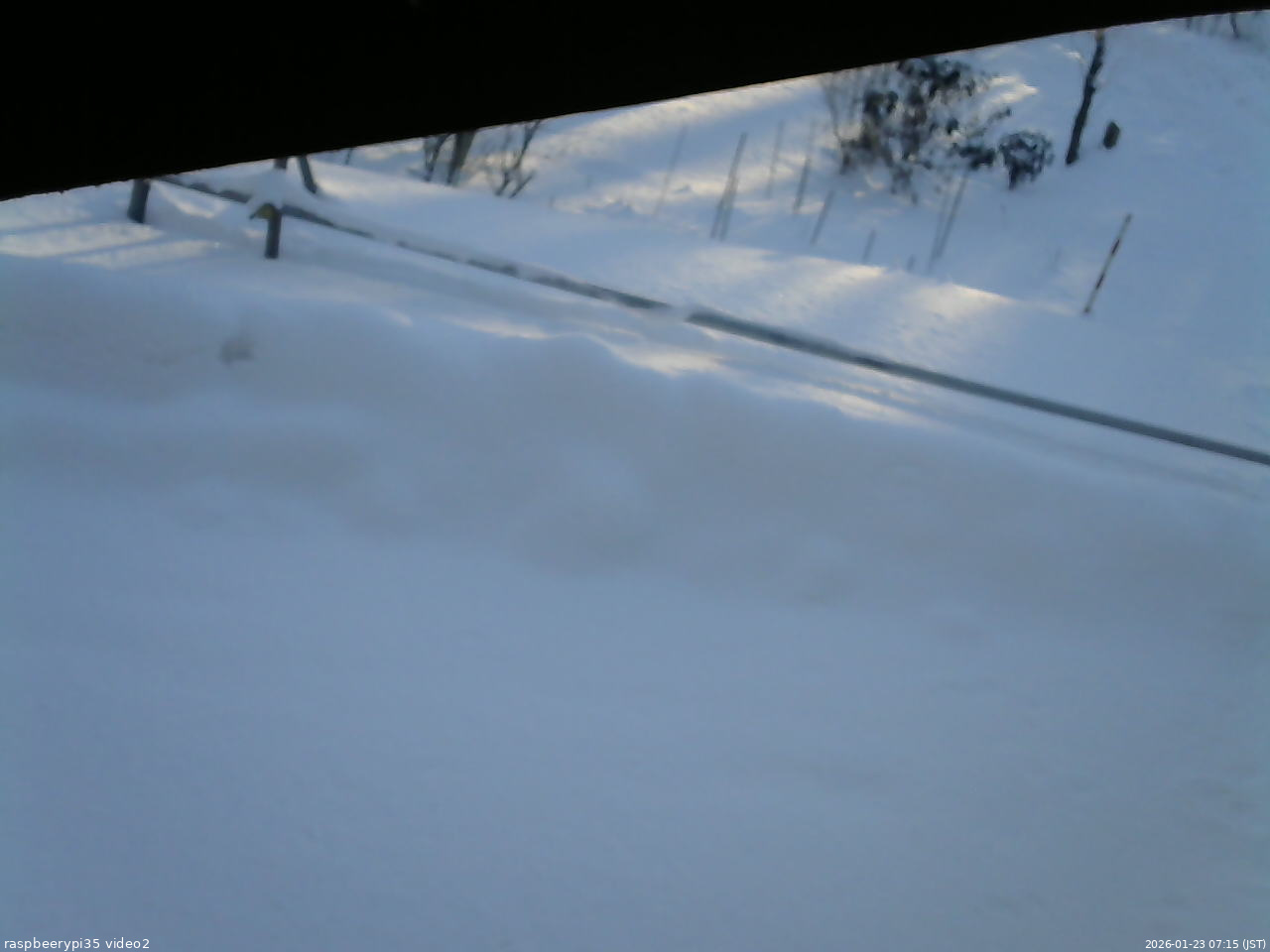 長野県菅平高原 ゆたか山荘 駐車場 2026/01/23 07:15