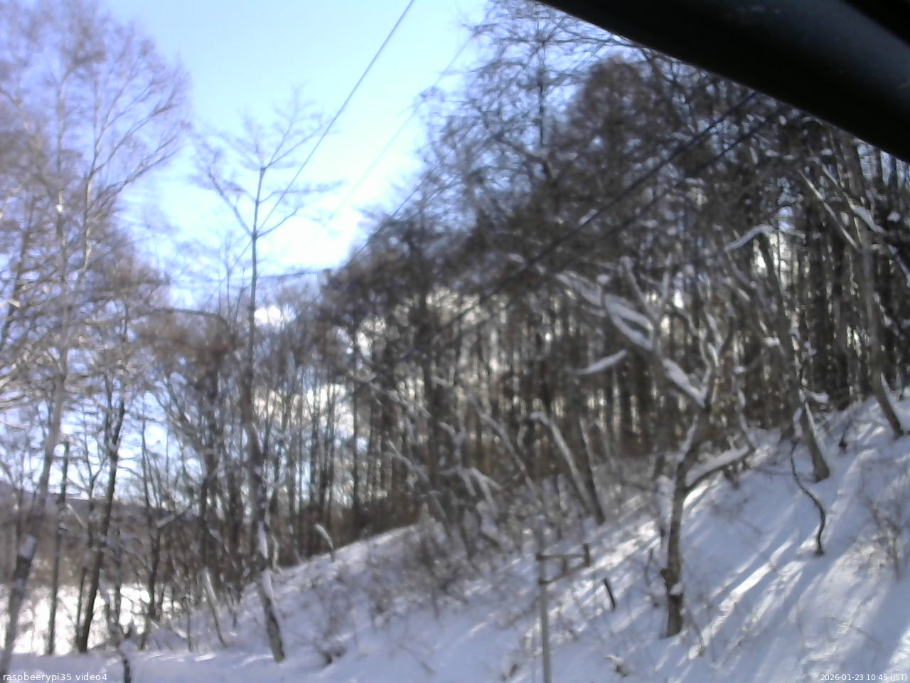 長野県菅平高原 ゆたか山荘 東側上空 2026/01/23 10:45